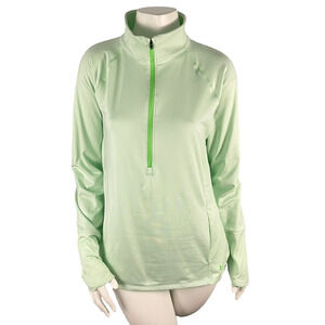 Under Armour Women's ColdGear 1/4 Zip Long Sleeve Thermal Pullover Top - Large
